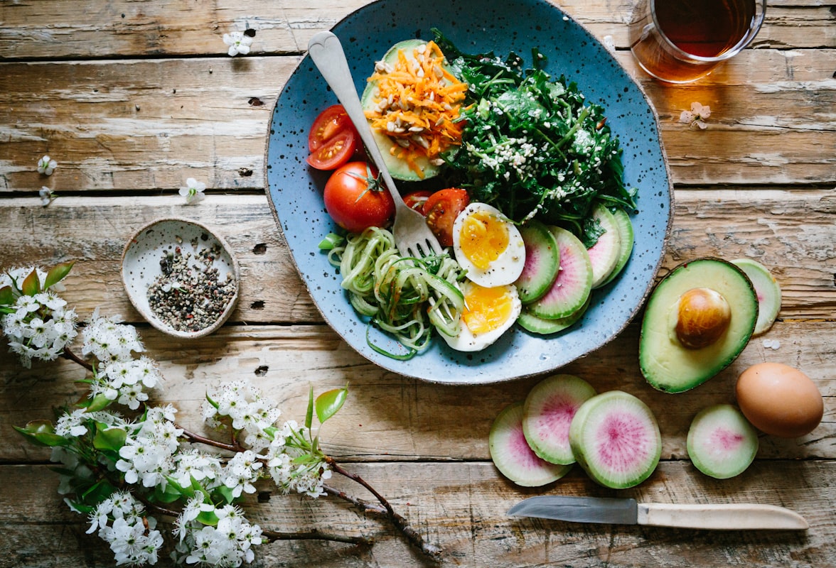 Balanced nutrition and healthy meal preparation